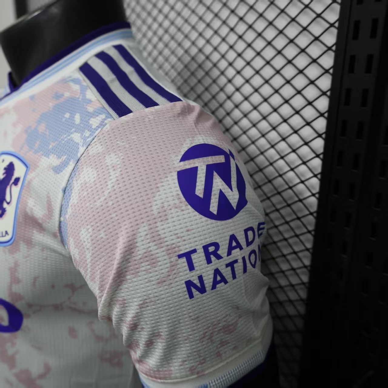 2025-2026 Aston Villa Away white Short-Sleeve Jersey ( Player )