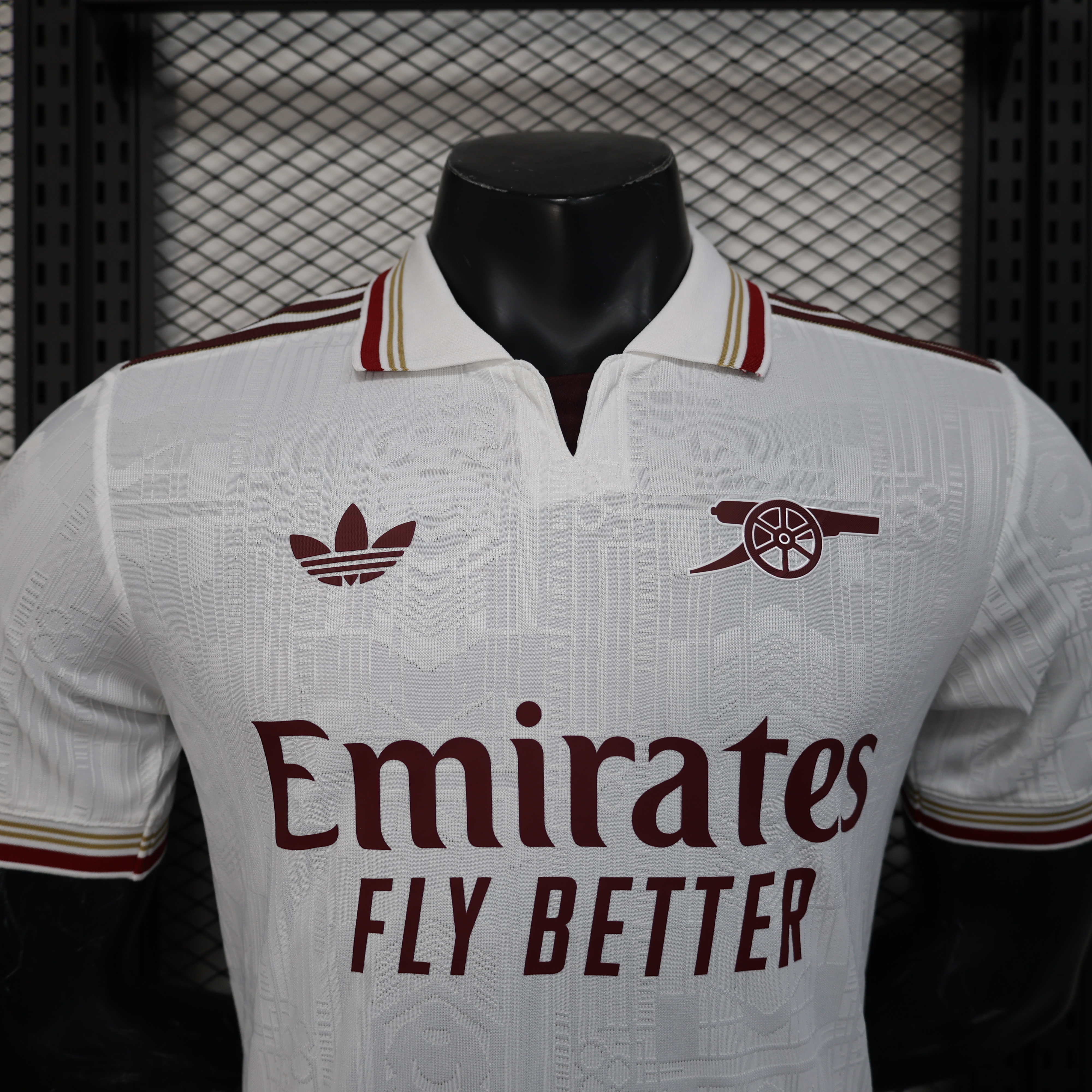2025-2026 Arsenal season away short sleeve jersey white (player-version)