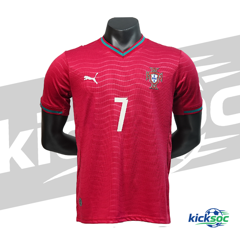 2025/2026 Portugal Home Quick-Dry Short-Sleeve National Team Jersey ( Player )
