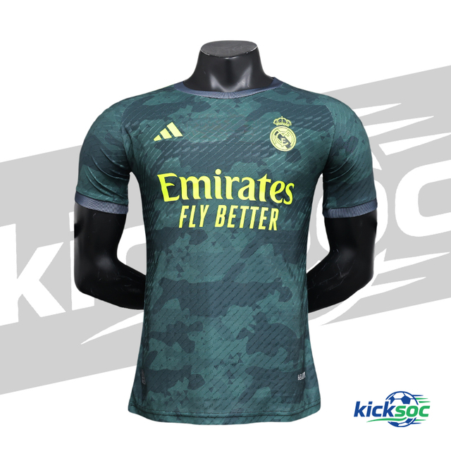2024/2025 Real Madrid Green Special Edition Short-Sleeve Shirt ( Player ) 