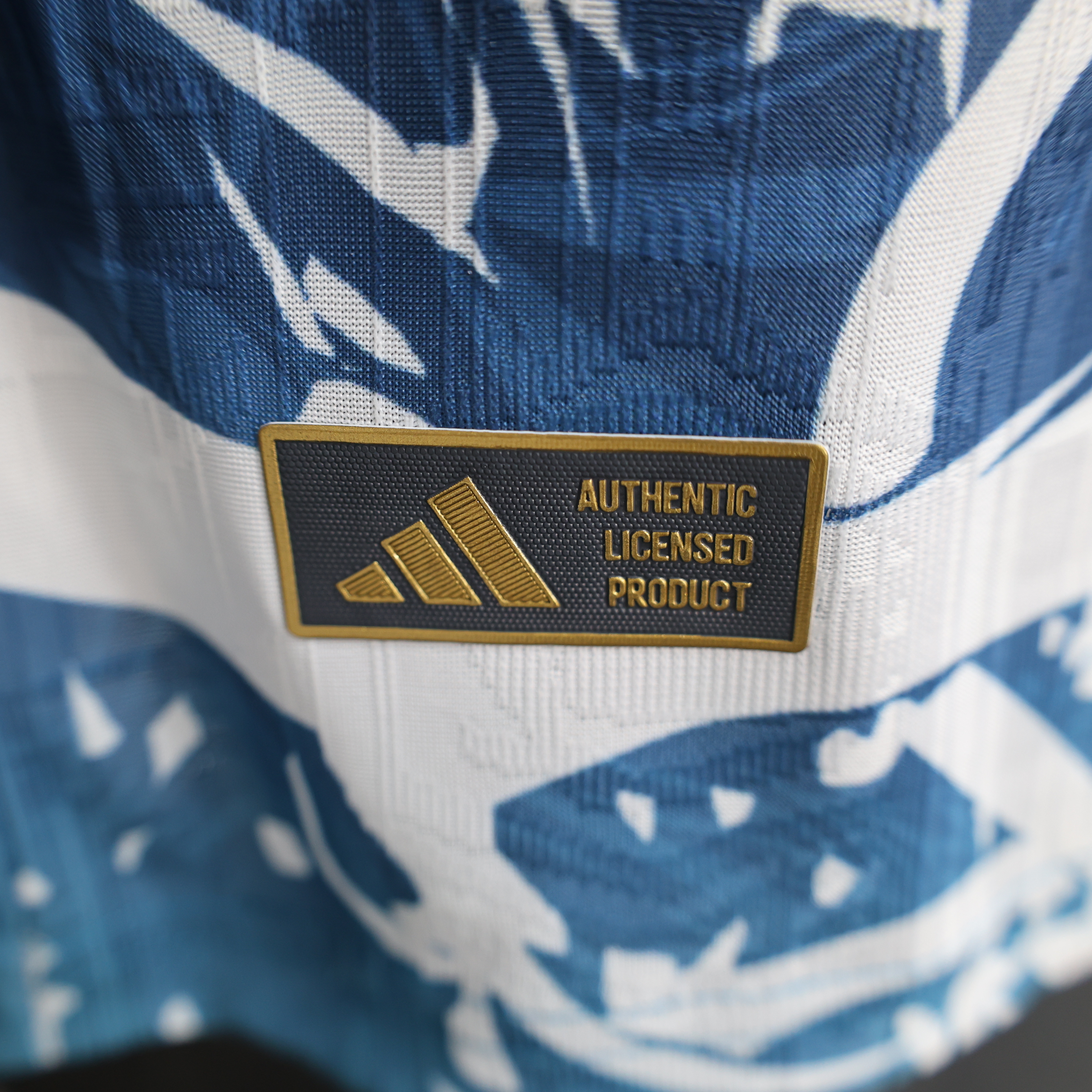 2025/2026 Real Madrid Camo Blue Special Edition Short-Sleeve Jersey ( Player )