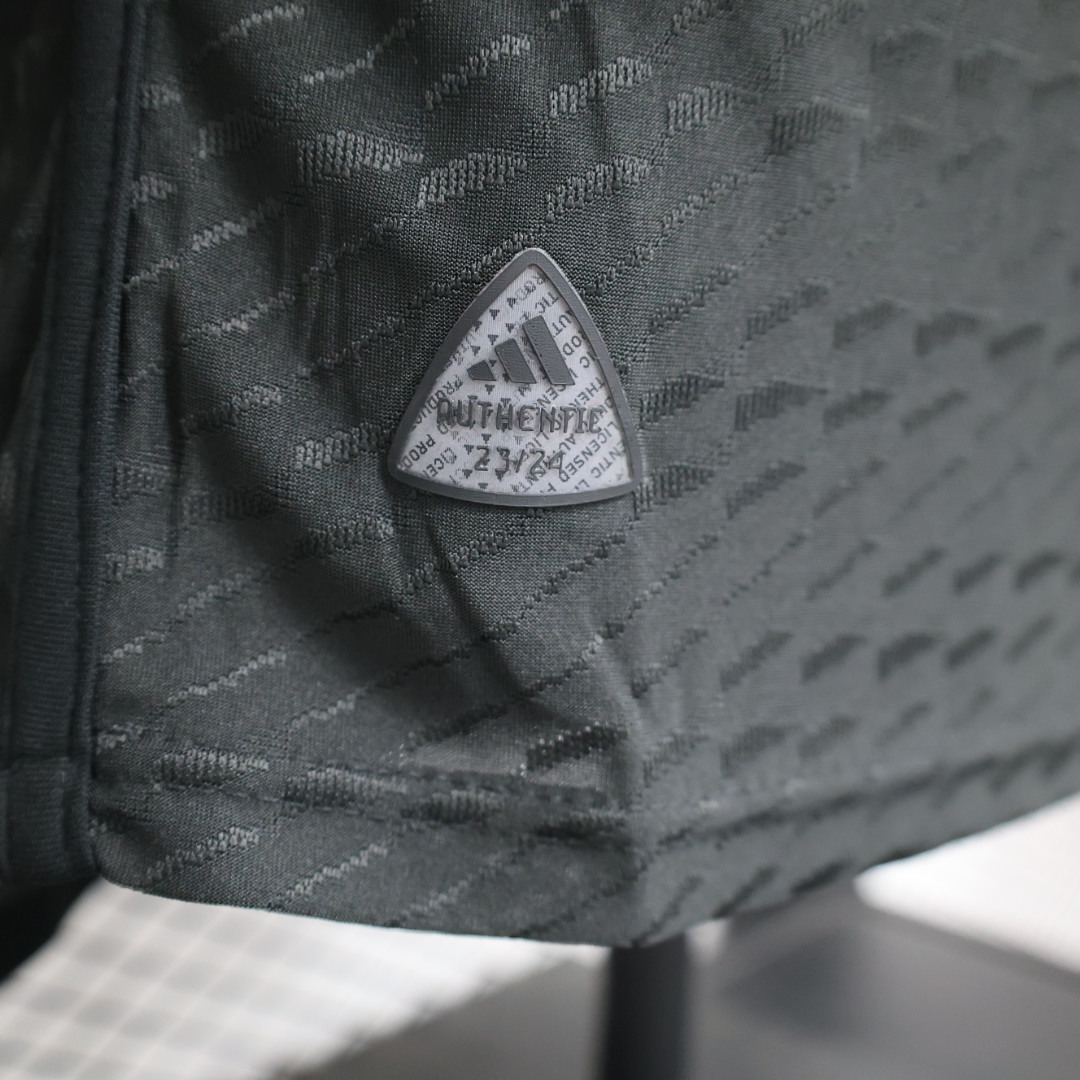 2023-2024 Real Madrid Second Away Black Short-Sleeve Jersey ( Player )