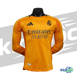 2024/2025 Real Madrid Away Long-Sleeve Jersey ( Player )