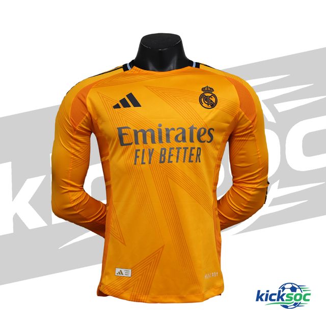 2024/2025 Real Madrid Away Long-Sleeve Jersey ( Player )