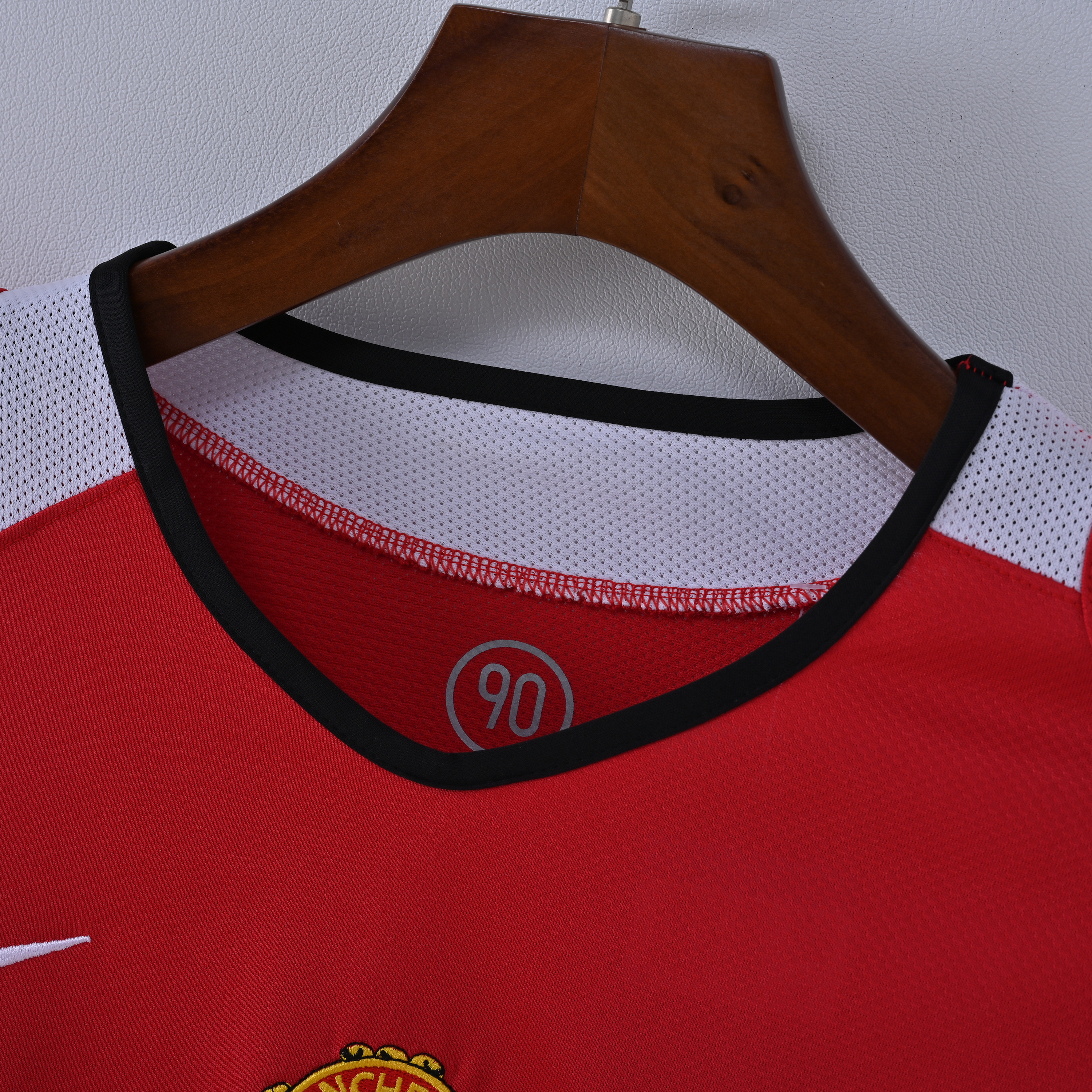 2004/2006 Manchester United Home Short-Sleeve Retro Red Shirt ( Fan )