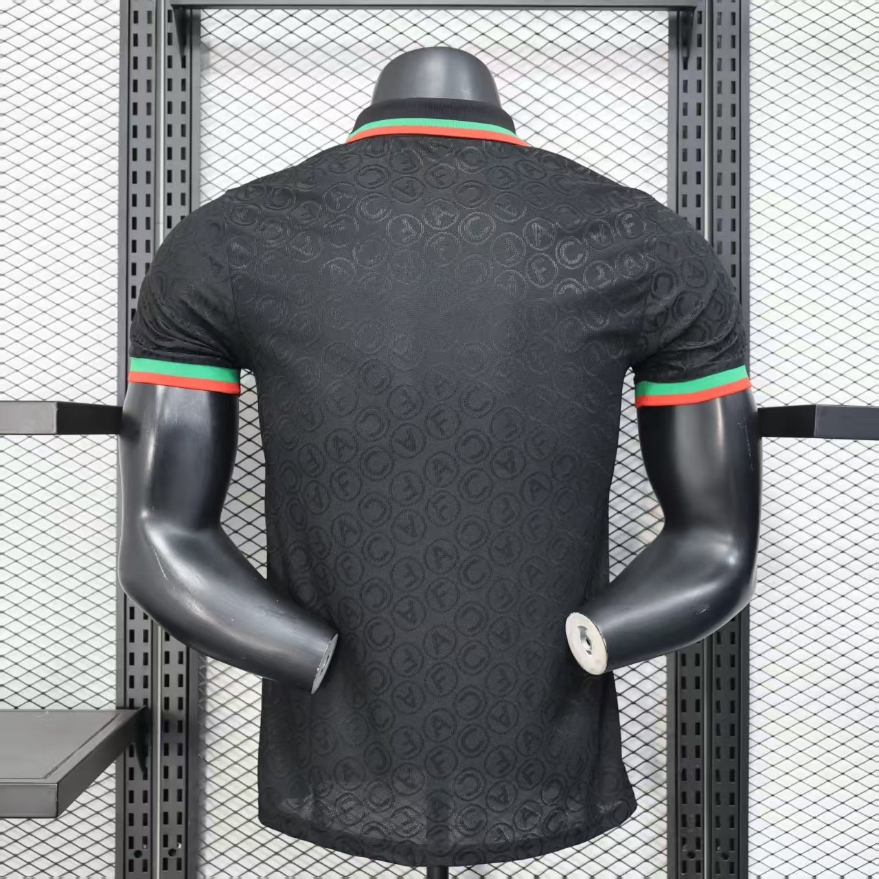 2025-2026 Arsenal Pre-Match Training Black Polo Short-Sleeve Football Jersey (Player)