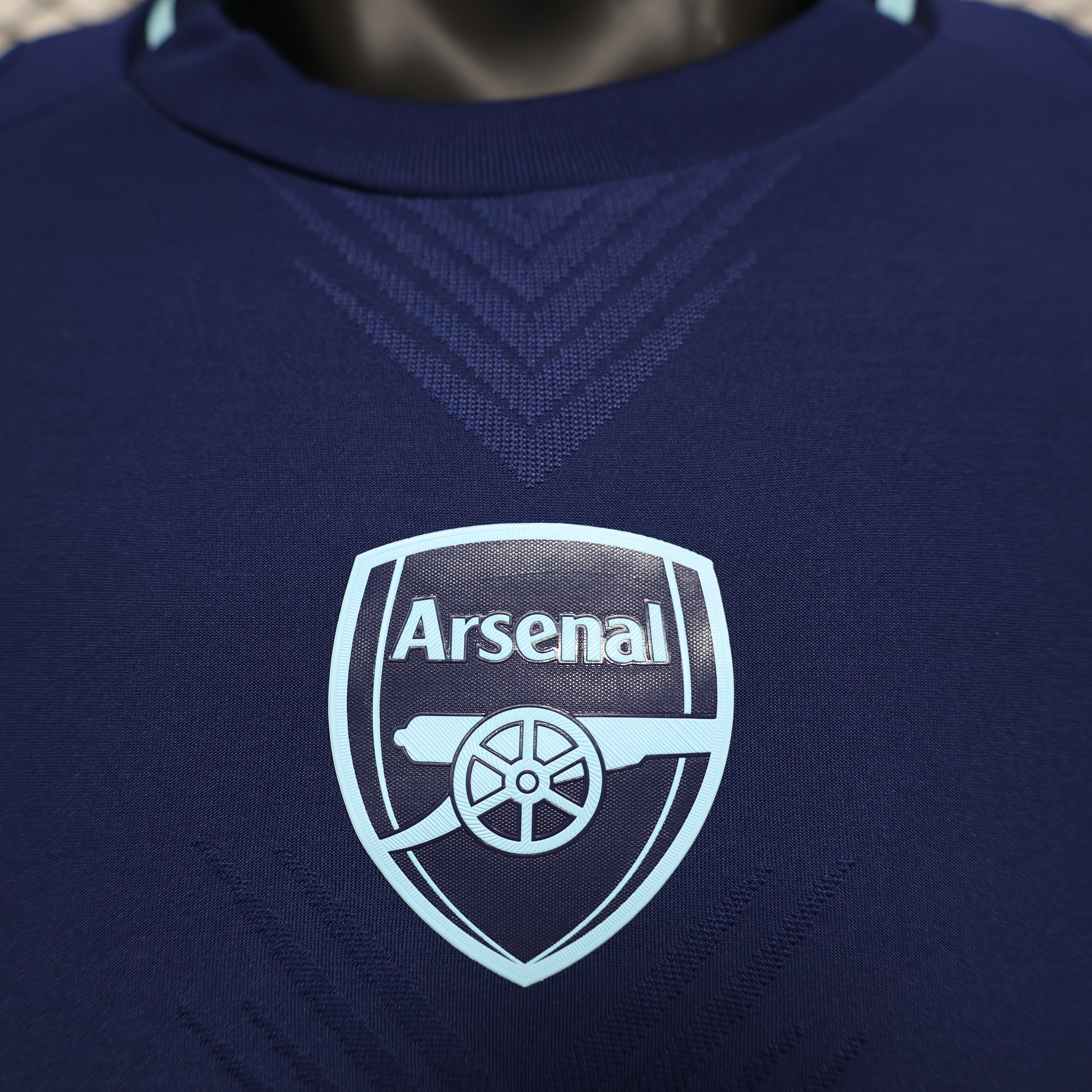 2025-2026 Arsenal Training Jersey Royal Blue Short Sleeve Football Shirt (Player)