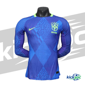 2025-2026 National Team Brazil Away Long-Sleeve Soccer Jersey ( Player ) 