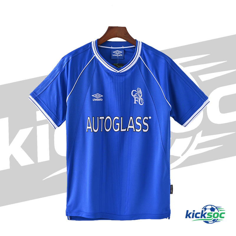 1999/2001 Chelsea Home Short-Sleeve Retro Football Shirt ( Fan ) 