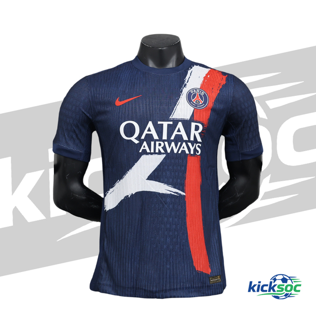 2025/2026 Paris Saint-Germain Deep Blue Special Edition Short-Sleeve Football Jersey (Player) 