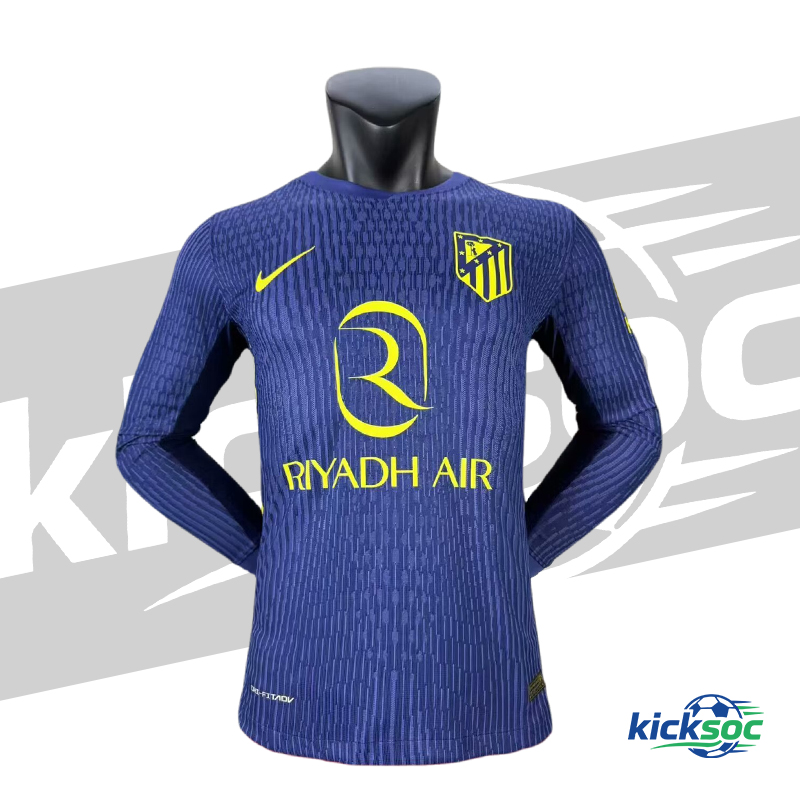 2025-2026 Atletico Madrid Away Long-Sleeve Football Jersey ( Player )