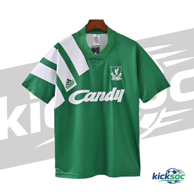 1991-1992 Liverpool Away Short-Sleeve Football Jersey Retro Version (Fan)