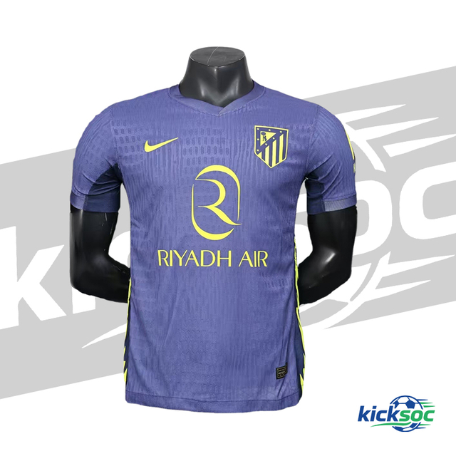 Atletico Madrid 25-26 Away Soccer Quick-Dry Short Sleeve Jersey (player)