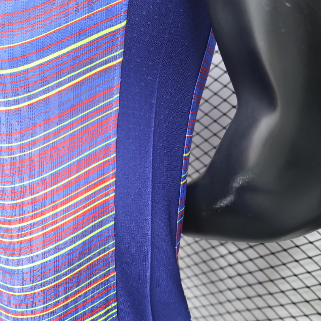 2025/2026 Barcelona pre-match Short Sleeve Football Jersey ( player )