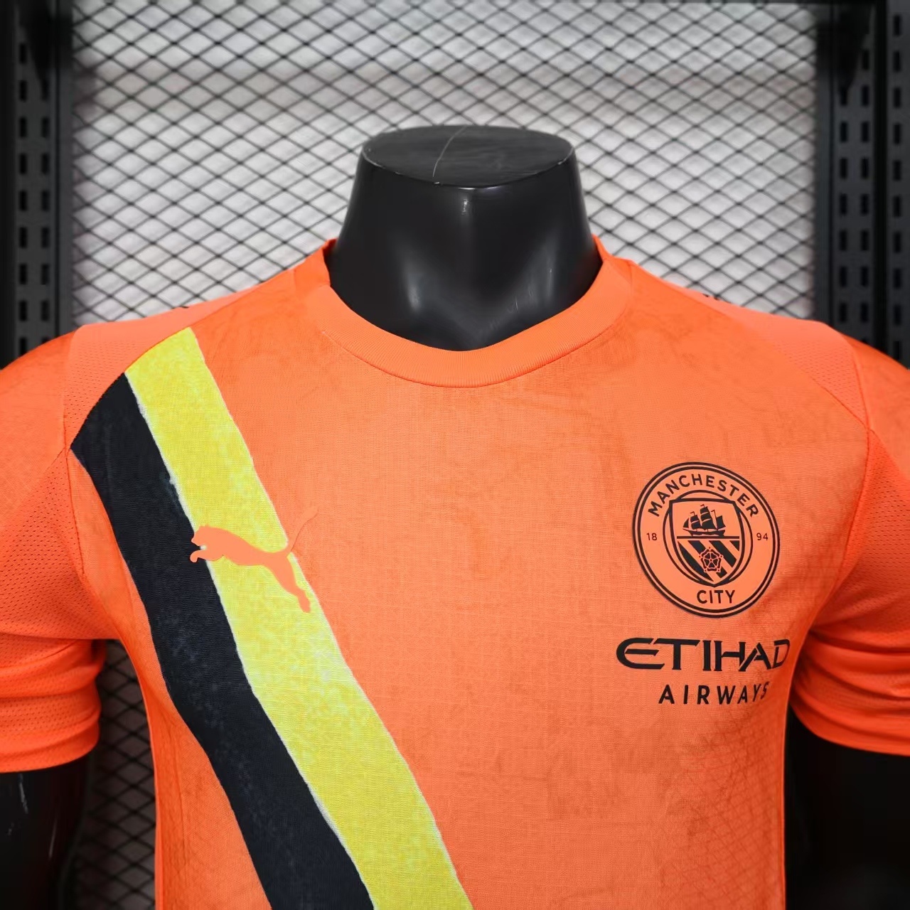 2025-2026 Manchester City SUPER-CITY-KID collaboration orange jersey (player-version)