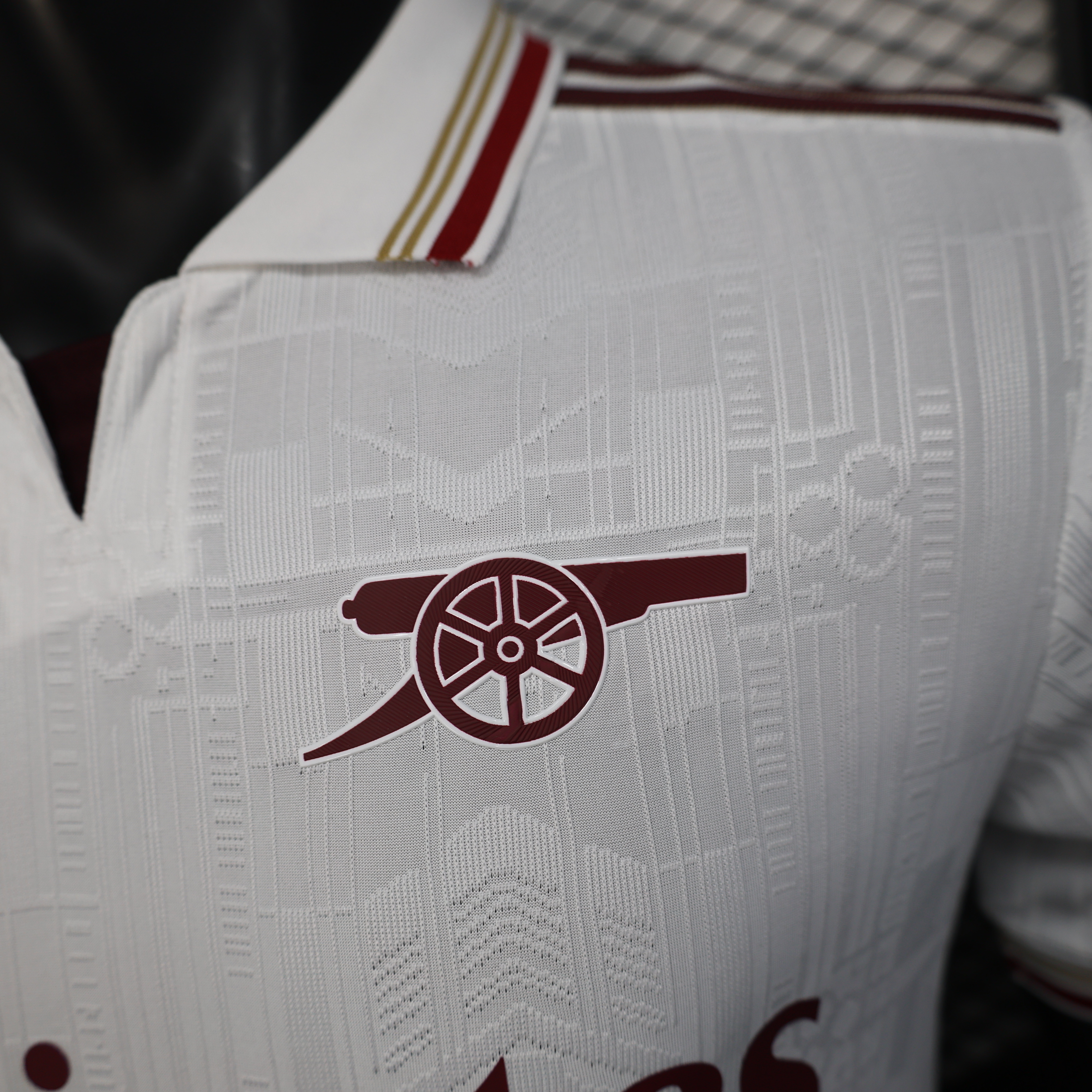 2025-2026 Arsenal season away short sleeve jersey white (player-version)