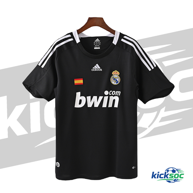 2008/2009 Real Madrid Away Black Short-Sleeve Jersey ( Fan ) 