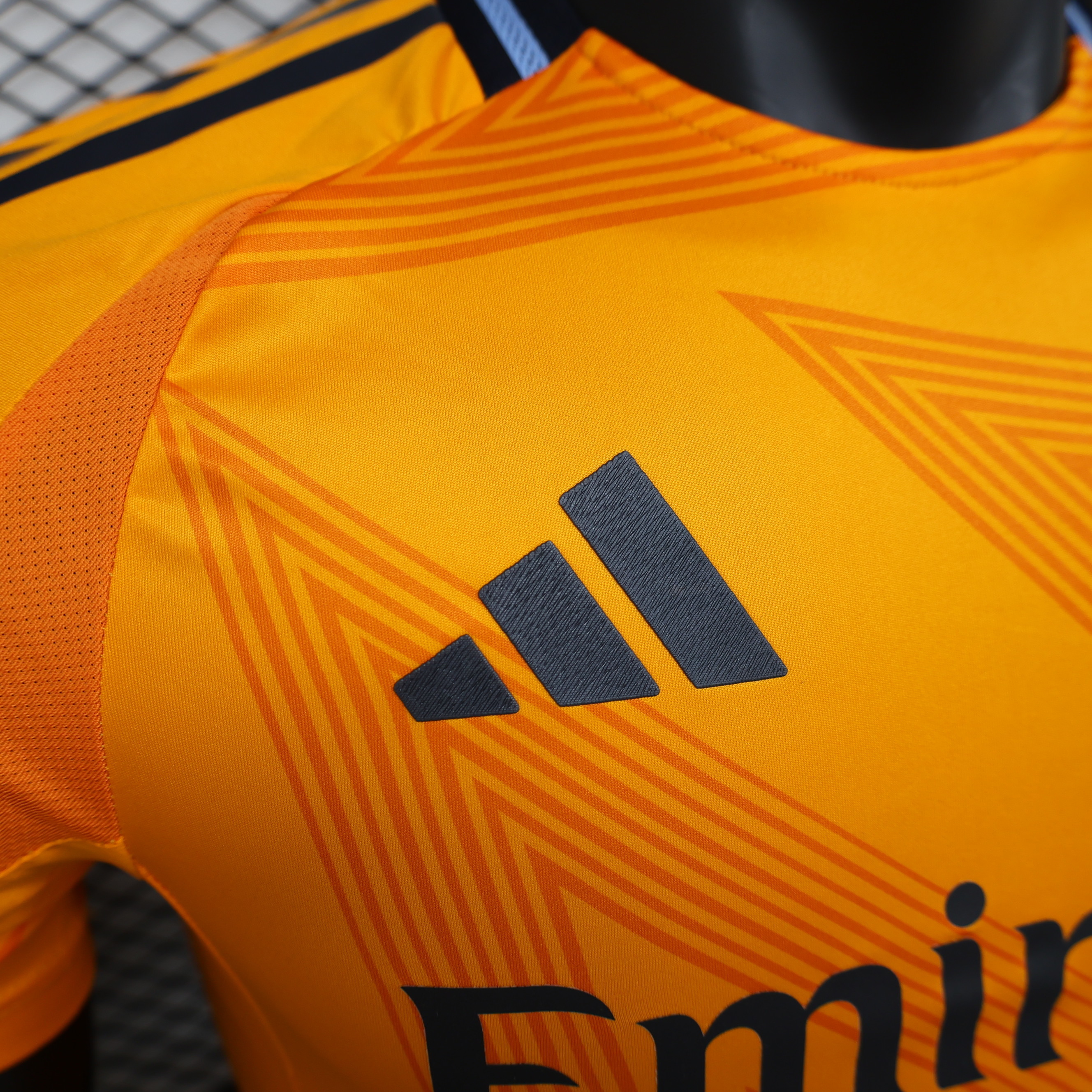 2024/2025 Real Madrid Away yellow short Jersey ( Player )