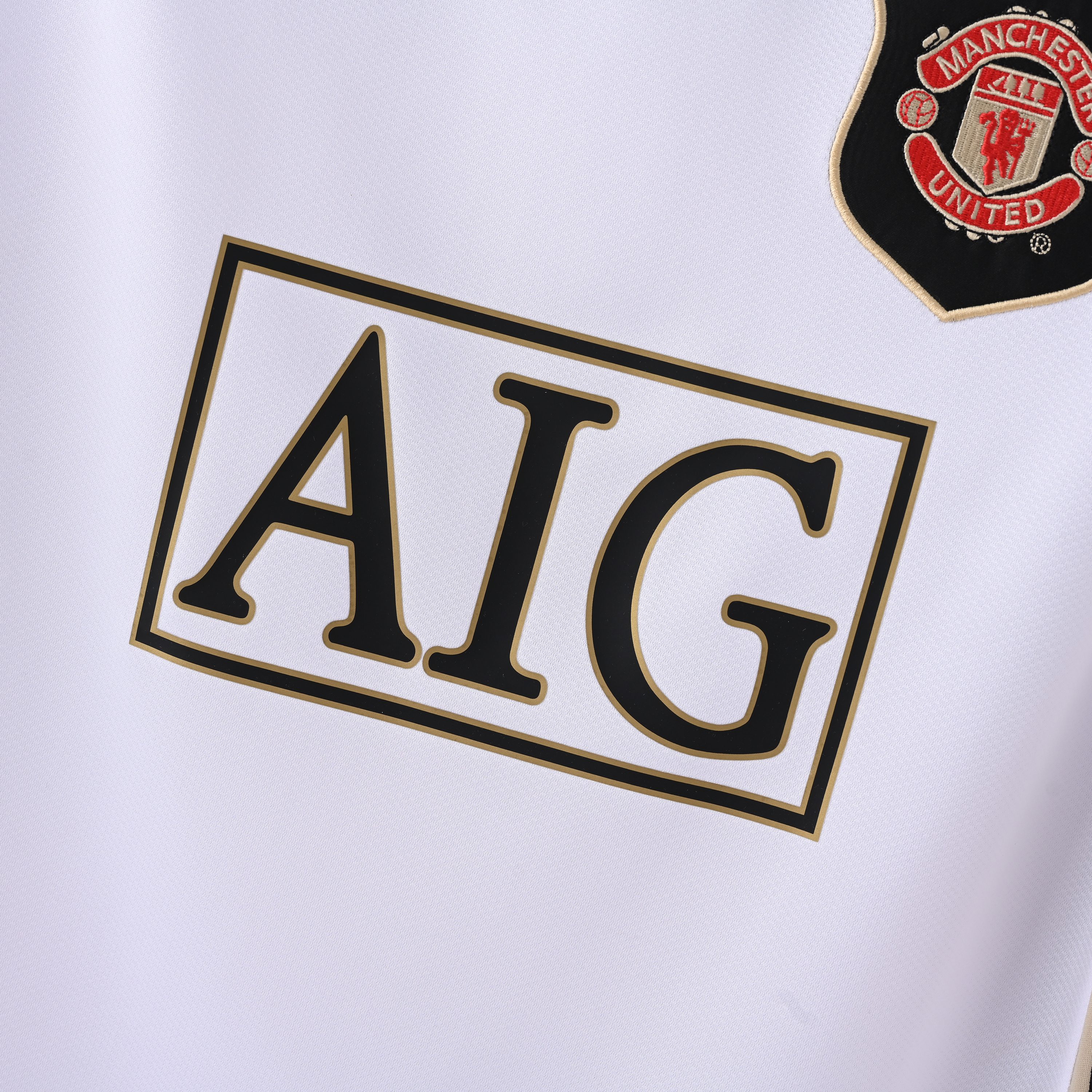 2006/2007 Manchester United Away Retro White Short-Sleeve Jersey ( Fan ) 