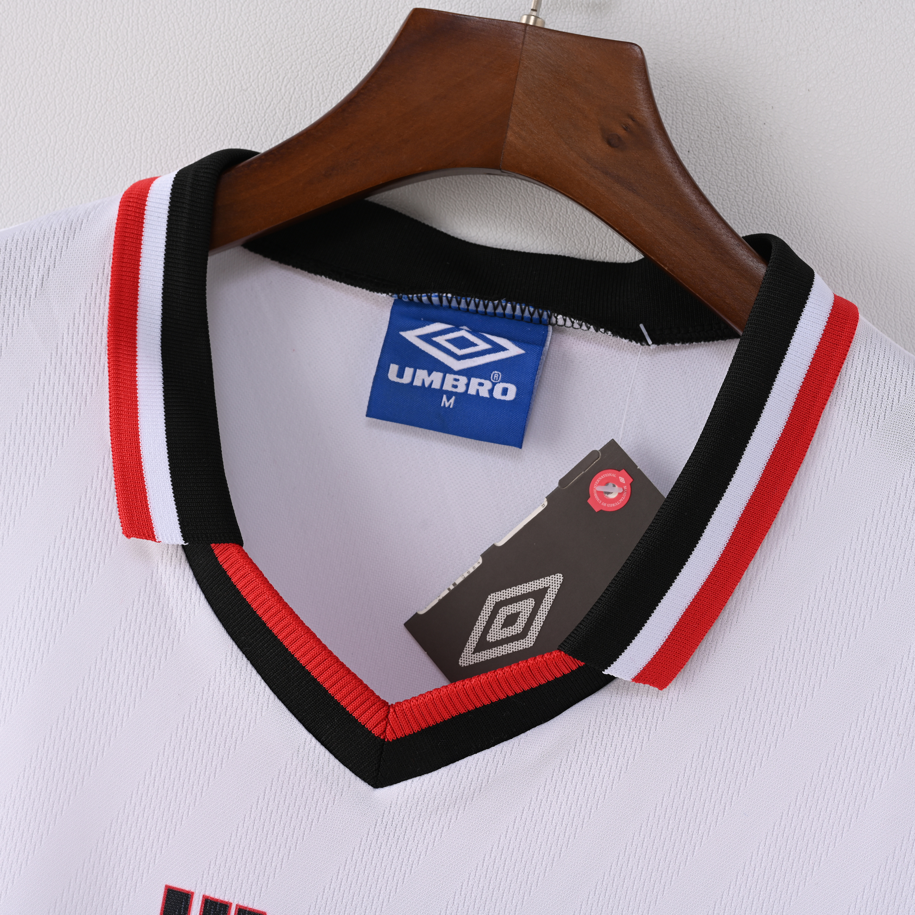 1996/1907 Manchester United Away Short-Sleeve Retro White Jersey ( Fan ) 