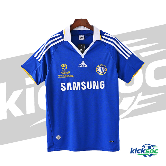 2008/2009 Chelsea Home Blue Short-Sleeve Retro Football Jersey ( Fan ) 