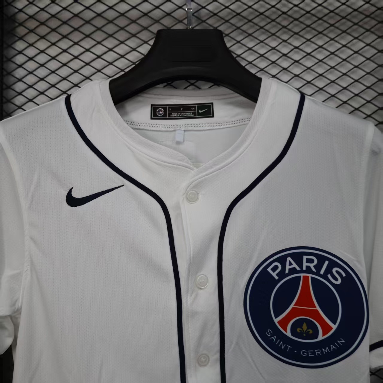 2025/2026 Paris Saint-Germain Baseball Short Sleeve white football Jersey (Fan) 