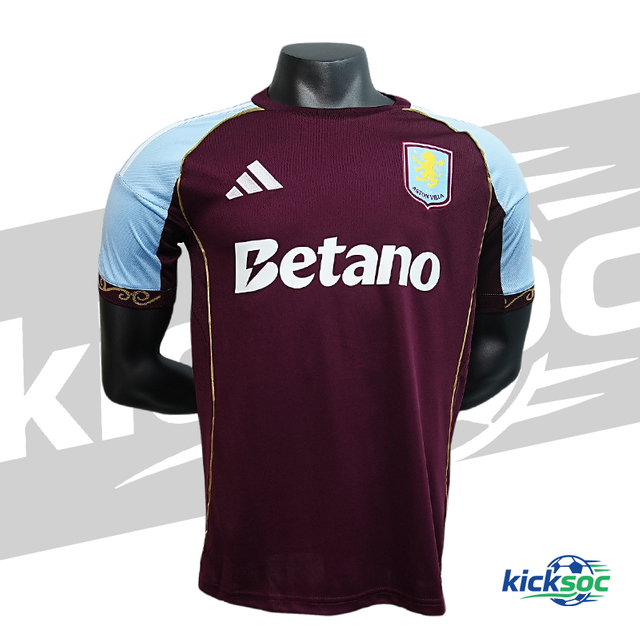 2025-2026 Aston Villa Home white Short-Sleeve Jersey ( Fan )