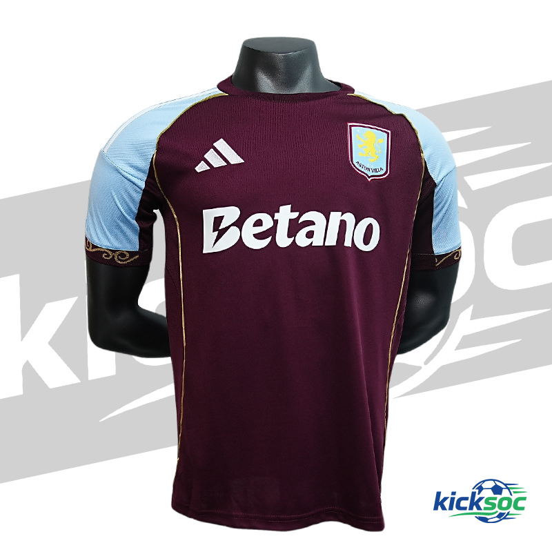 2025-2026 Aston Villa Home Short-Sleeve Jersey ( Fan )