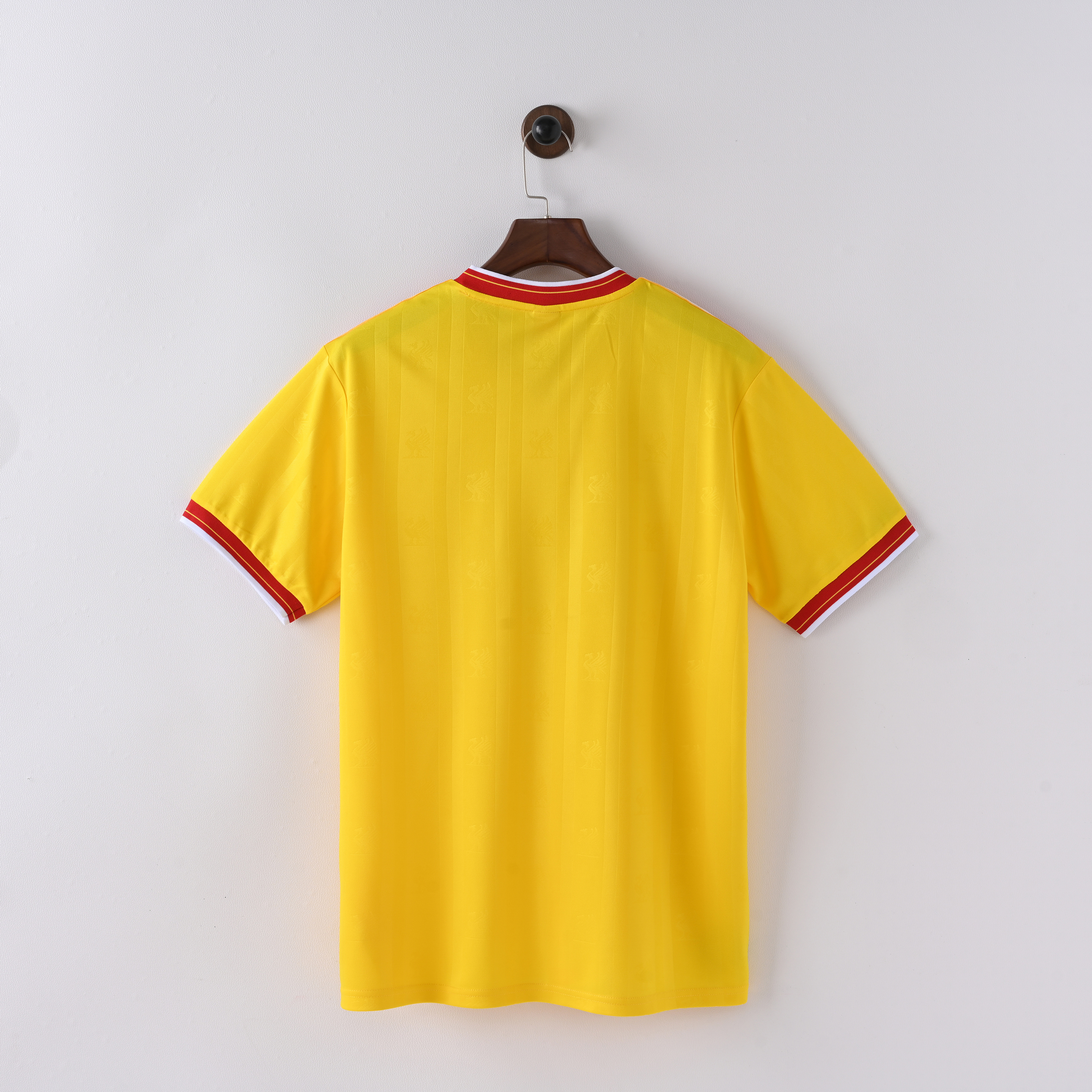 1985/1986 Liverpool Yellow Short-Sleeve Football Jersey Retro Style (Fan)