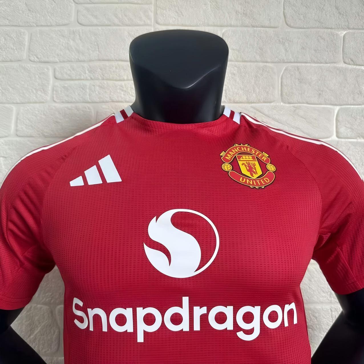 24-25 Manchester United Home Short-Sleeve Jersey【player-edition】