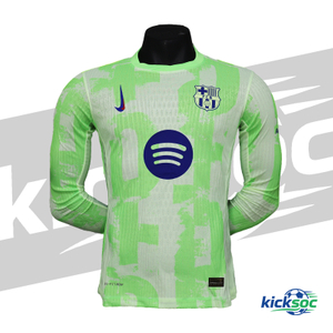 2024/2025 Barcelona Second Away Long-Sleeve Jersey ( player )