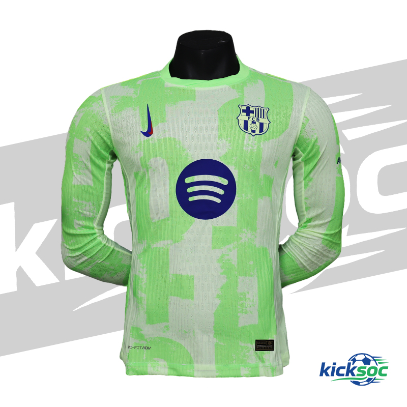 2024/2025 Barcelona Second Away Long-Sleeve Jersey ( player )