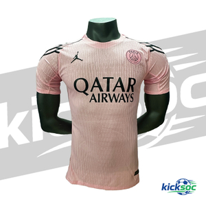 Paris-Saint-Germain-2025-2026-Third-Away-Quick-Dry-Short-Sleeve-Jersey-Pink【player-version】