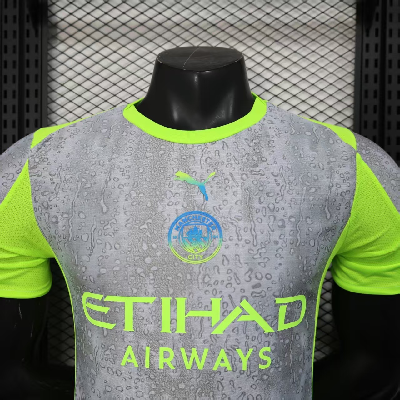 2025-2026 Manchester City Second Away Short Sleeve T-Shirt Jersey (player-version)