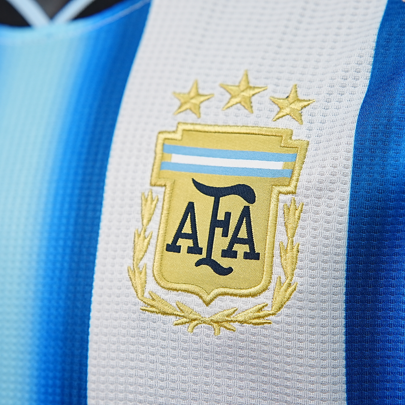 2025/2026 Argentina Home Quick-Dry Short Sleeve National Team Jersey( Player )