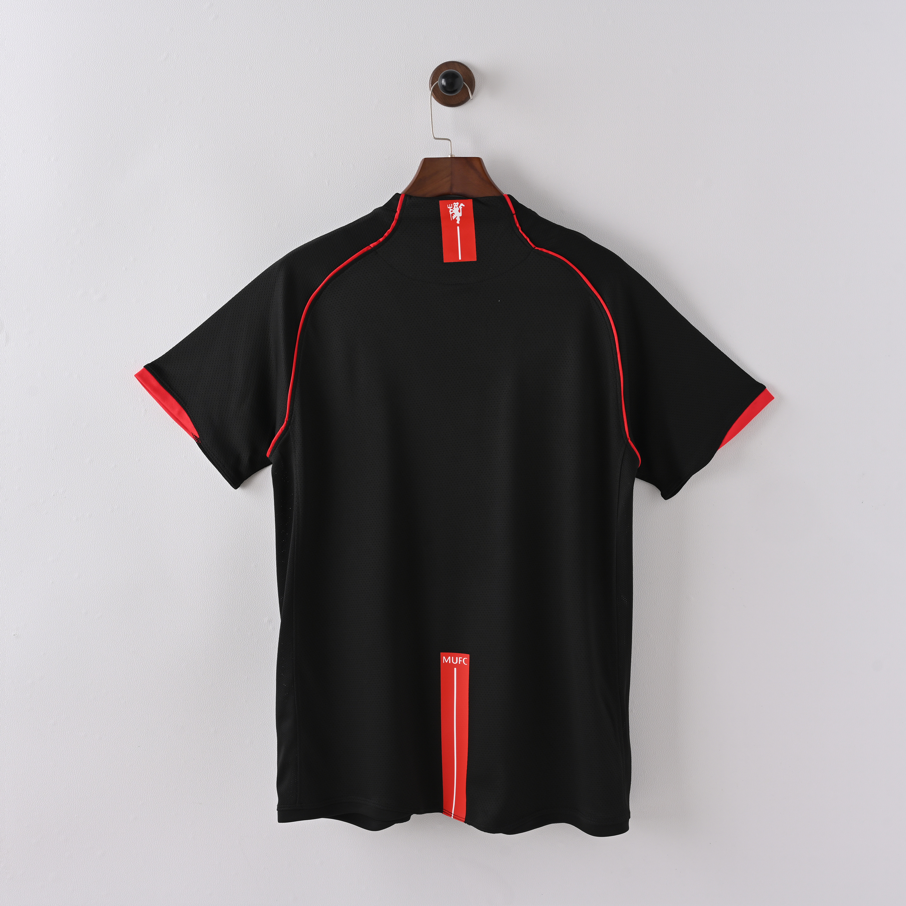 2007/2008 Manchester United Away Short-Sleeve Retro Black Jersey ( Fan ) 