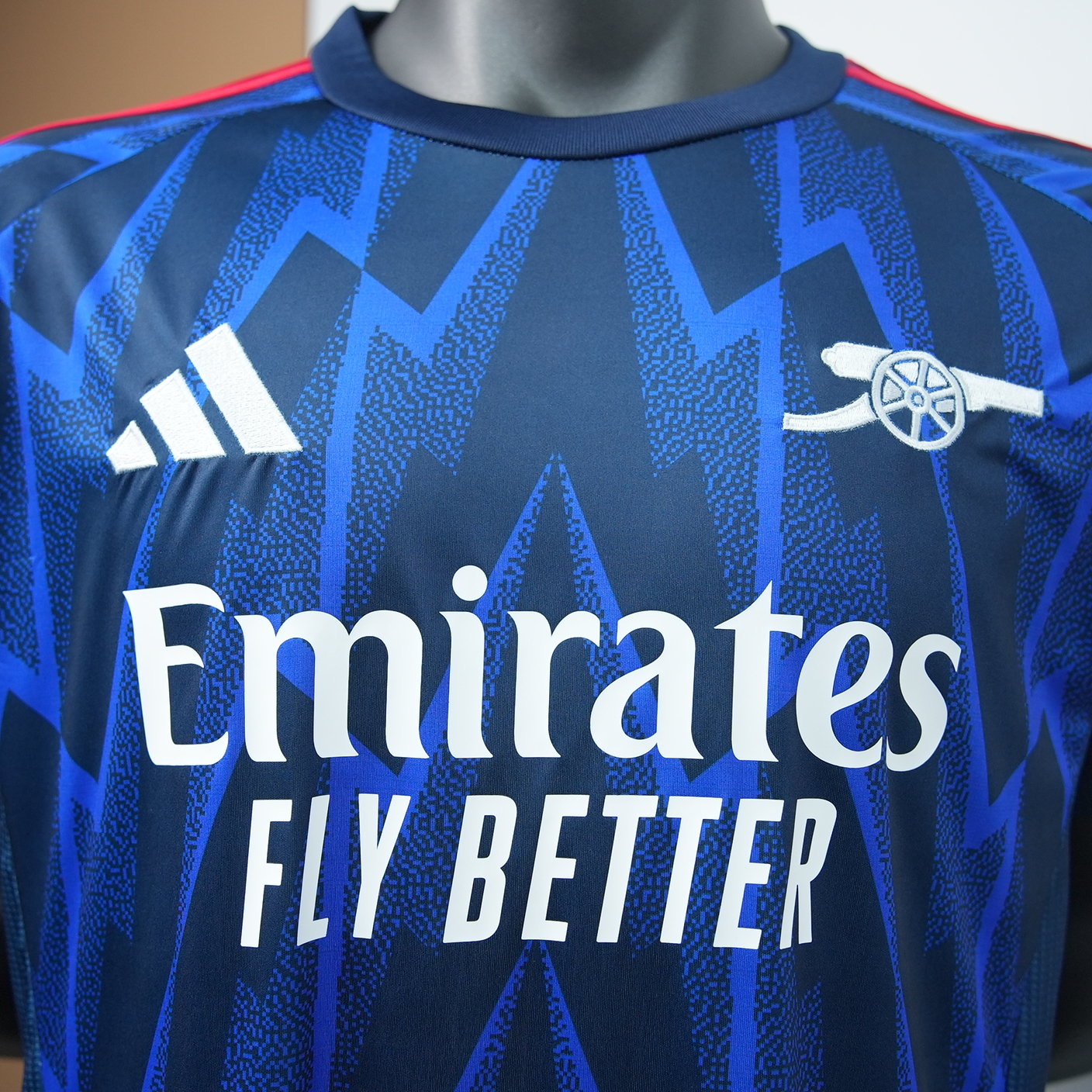 2025-2026 Arsenal away short-sleeve jersey blue ( Fan)