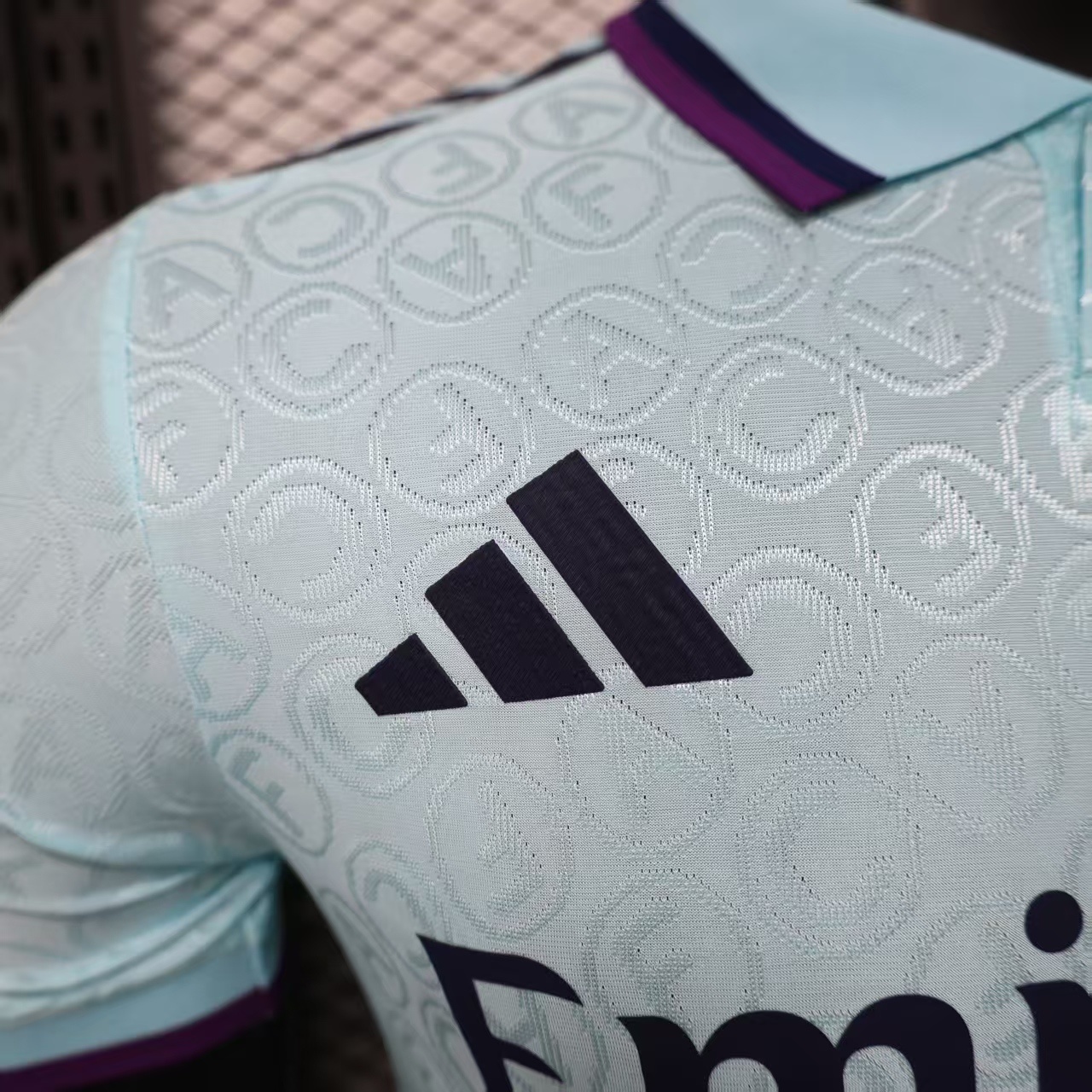 2025-2026 Arsenal Special Edition Light Blue Polo Short-Sleeve Football Jersey (Player) 