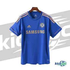 2012/2013 Chelsea Home Blue Short-Sleeve Soccer Retro Jersey ( Fan ) 