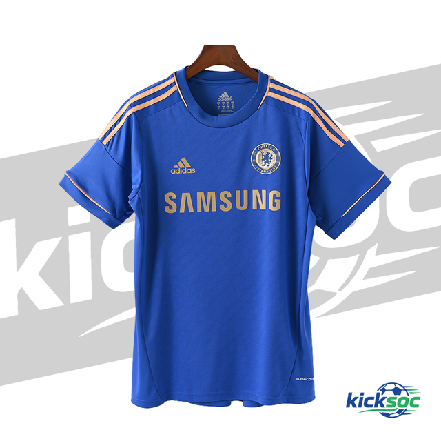2012/2013 Chelsea Home Blue Short-Sleeve Soccer Retro Jersey ( Fan ) 