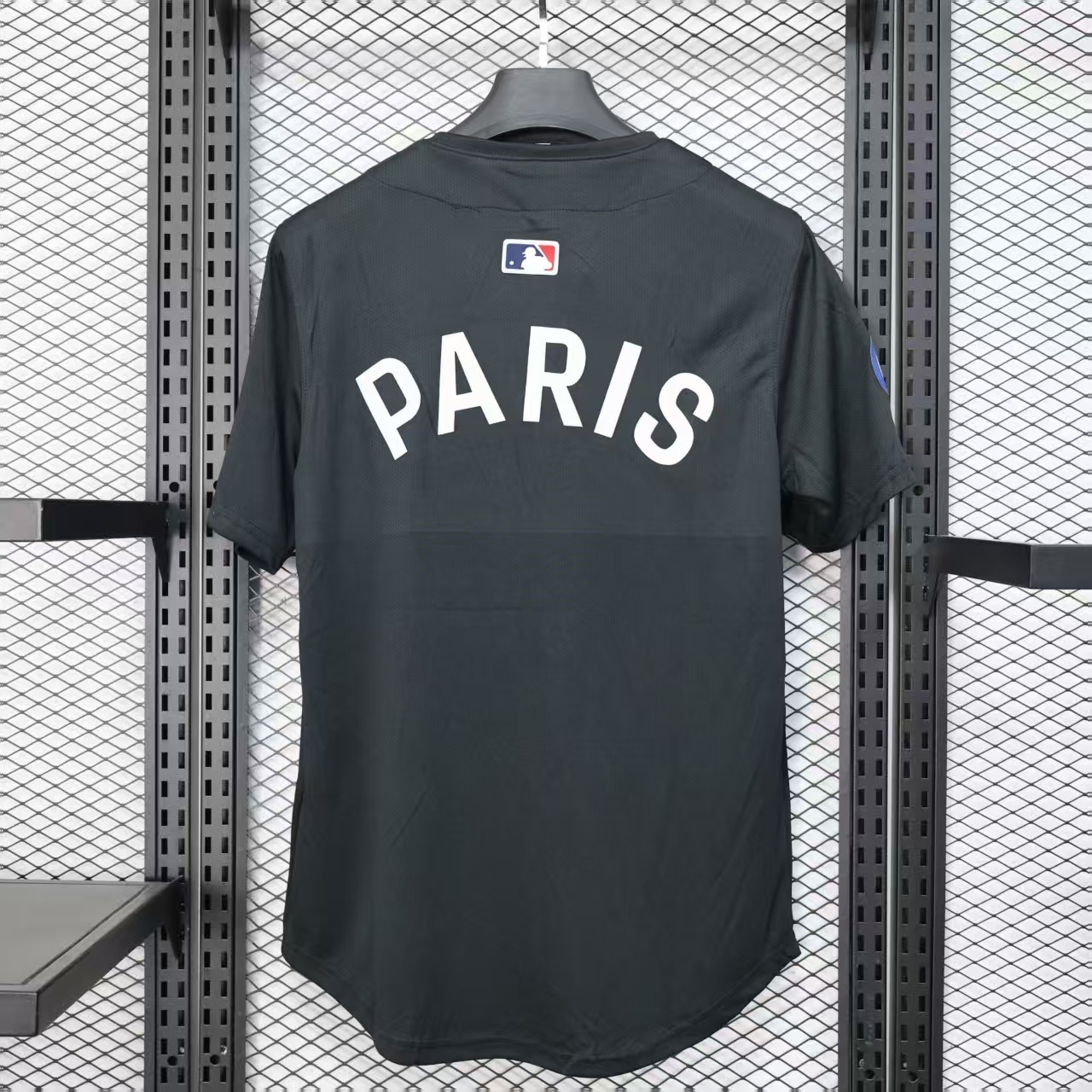 2025/2026 Paris Saint-Germain Baseball Short Sleeve Black football Jersey (Fan) 