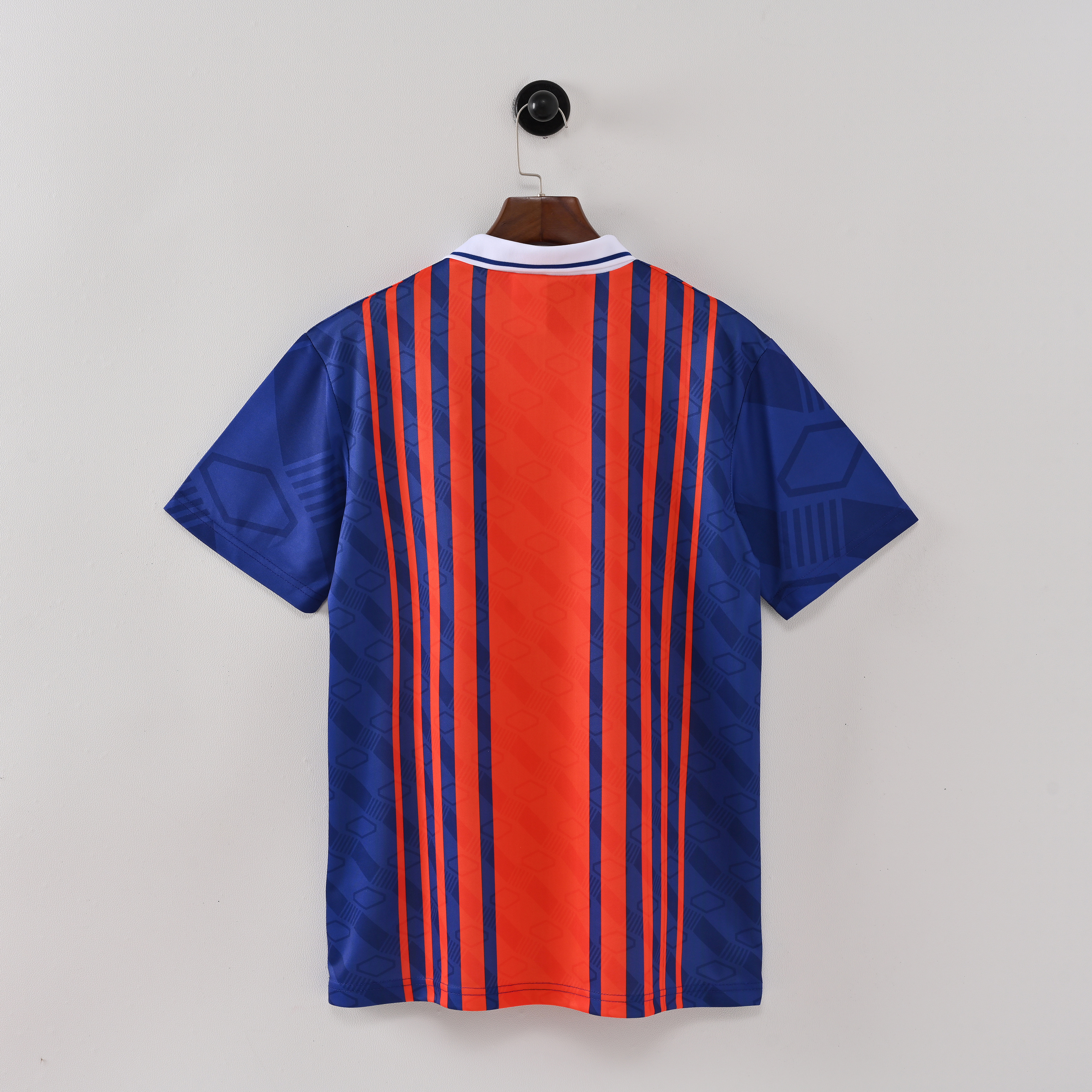 1993/1994 Paris Saint-Germain Home Red and Blue Retro Short-Sleeve Jersey( Fan ) 