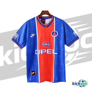 1995-1996 Paris Saint-Germain Home Retro Short-Sleeve Jersey ( Fan ) 