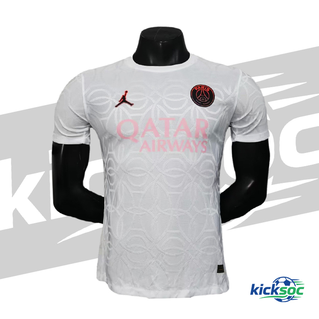 2025/2026 Paris Saint-Germain White Special Edition Short-Sleeve Football Jersey (Player) 