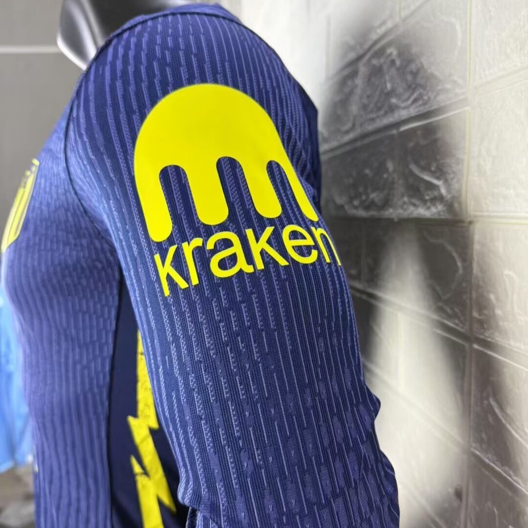 2025-2026 Atletico Madrid Away Long-Sleeve Football Jersey ( Player )