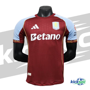 2025-2026 Aston Villa Home Short-Sleeve Jersey ( Player )