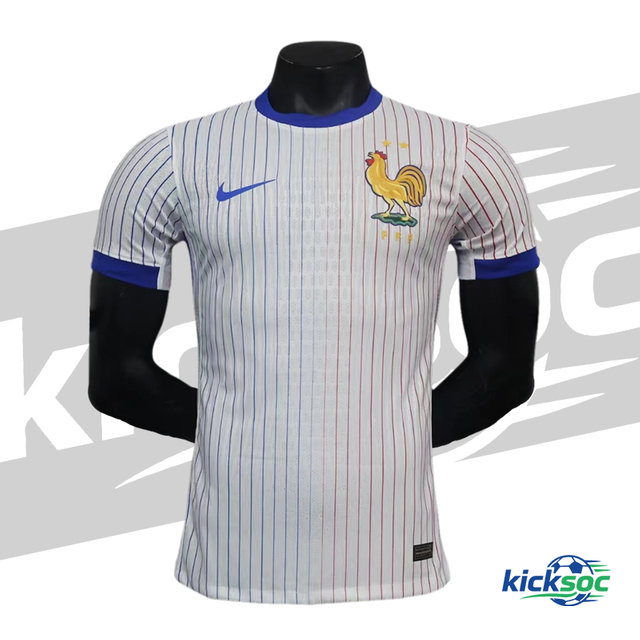 2024-2025 France Away Short-Sleeve Soccer Jersey ( Player )