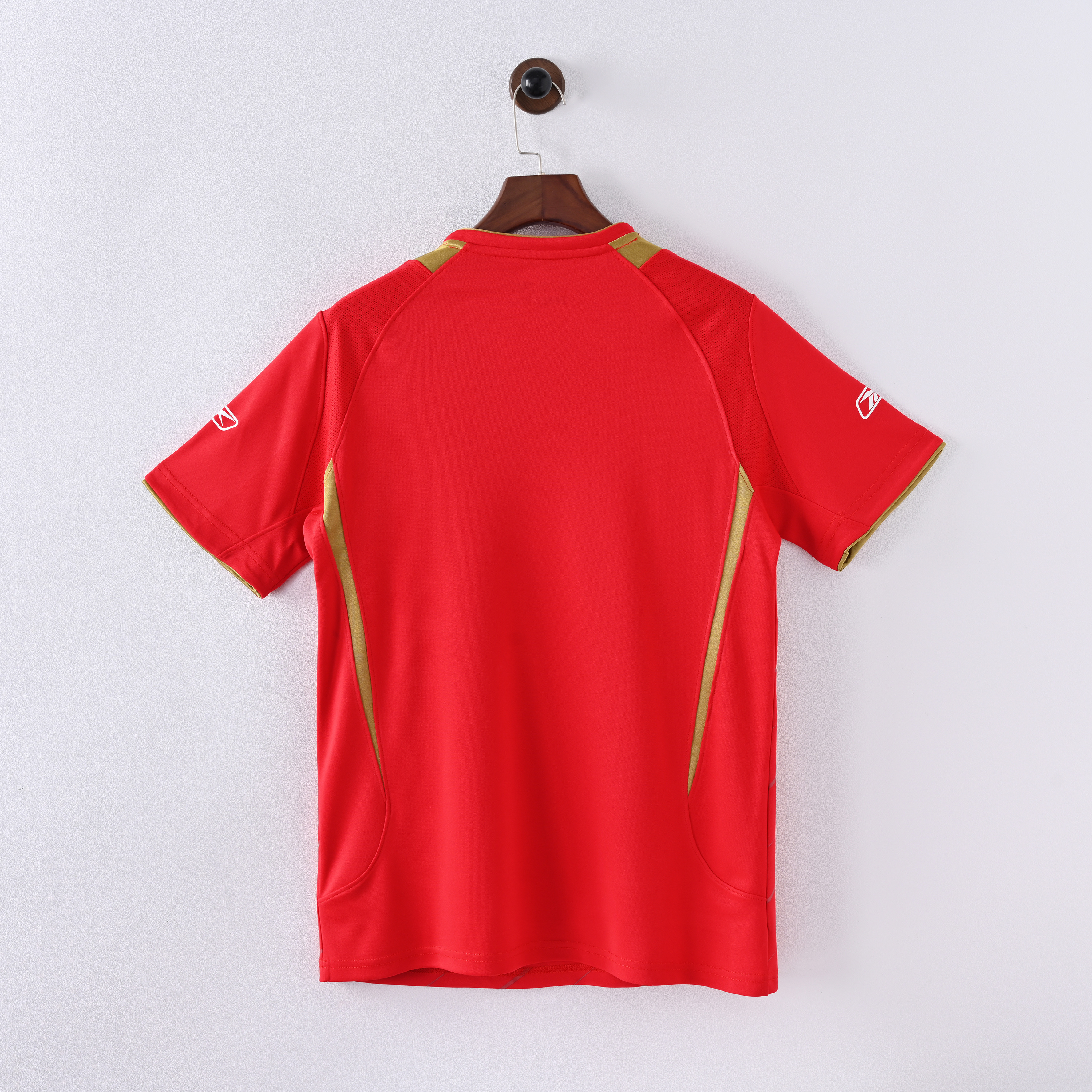 2005/2006 Liverpool Home-Short-Sleeve-Football-Jersey-(Fan)