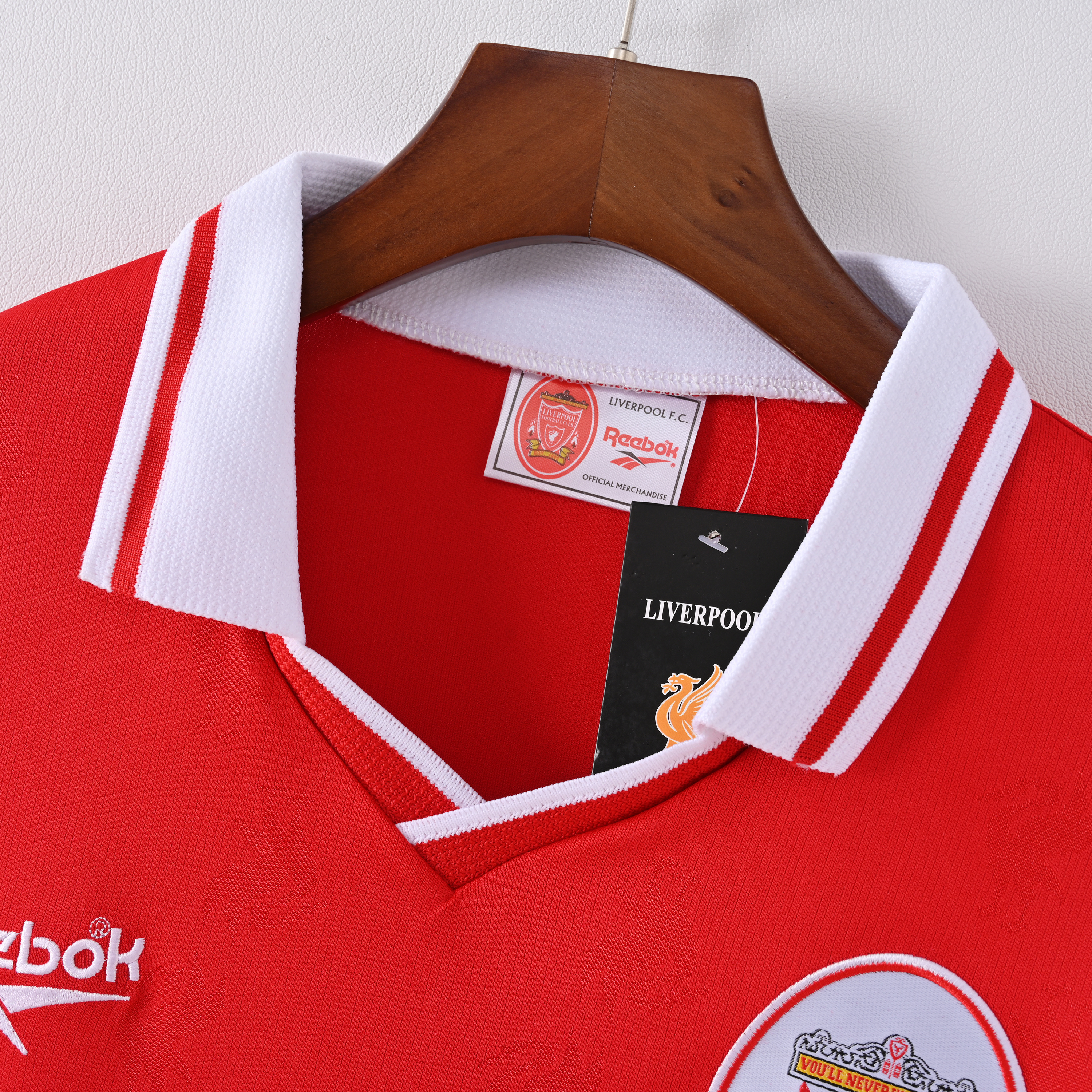1996-1997 Liverpool Home Short-Sleeve Football Jersey (Fan)