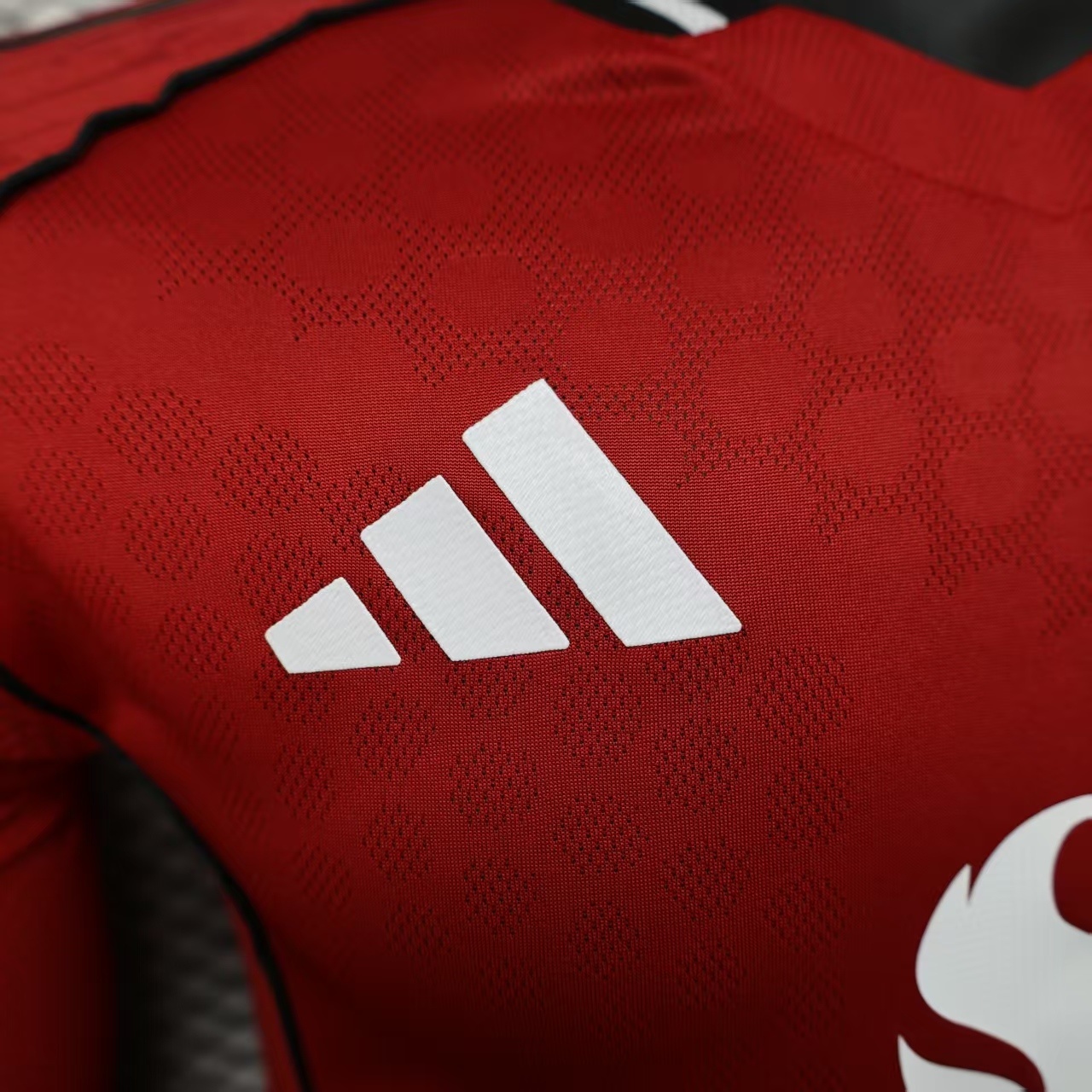 Manchester United 25-26 home red long-sleeve football jersey【player-edition】